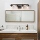 preview thumbnail 11 of 16, Modern Farmhouse 3-Light Bathroom Vanity Light Cylinder Metal Wall sconces