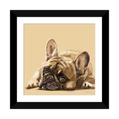 iCanvas "French Bulldog Resting" by Vicki Newton