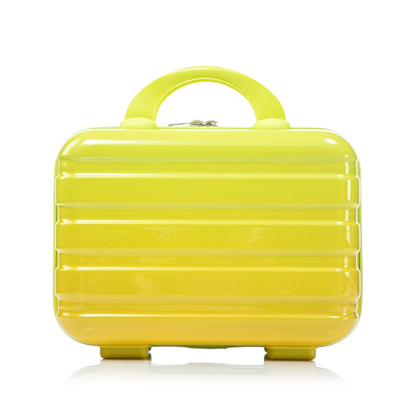 14In 20In 2 pcs in PC Spinner Wheel Luggage, Carry on Suitcase, With Gradient Color and Combination Lock