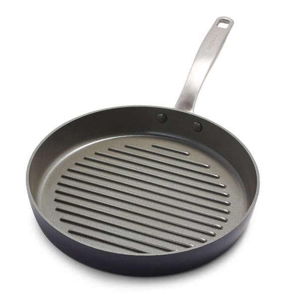 GreenPan Chatham Ceramic Non-Stick Round Grill Pan, 11-Inch