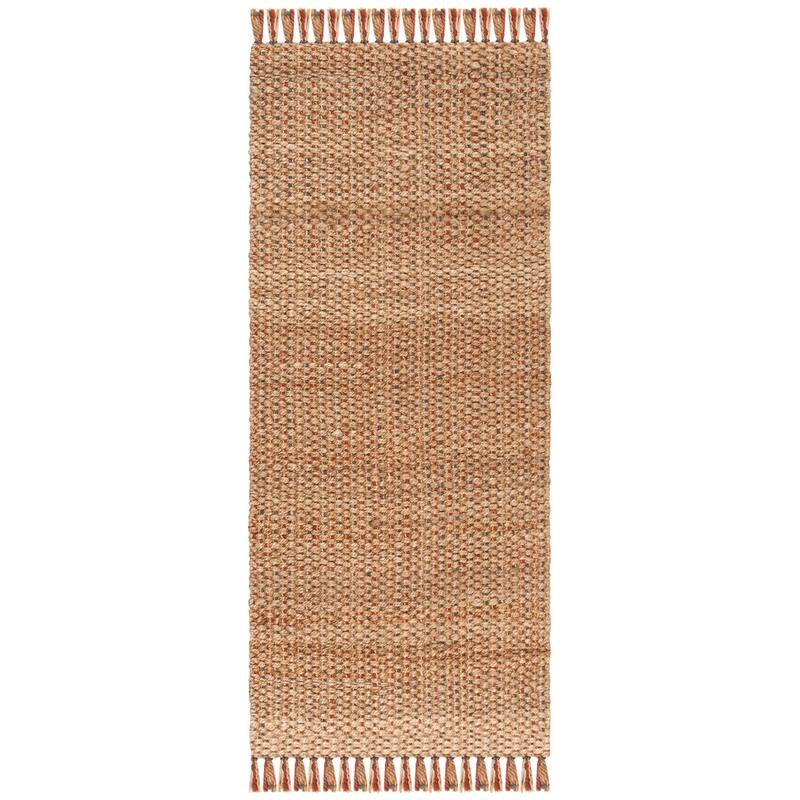 SAFAVIEH Handmade Natural Fiber Shouko Jute Tassel Rug with