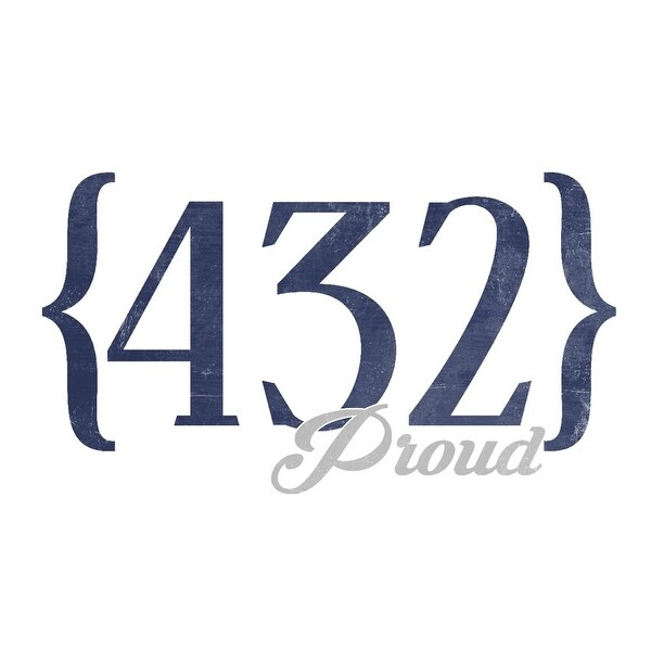 Midland Texas 432 Area Code Blue Lantern Press Artwork Art Print Multiple Sizes Available 9 X 12 Art Print