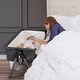 preview thumbnail 2 of 9, Dream On Me Lotus Bassinet & Bedside Sleeper