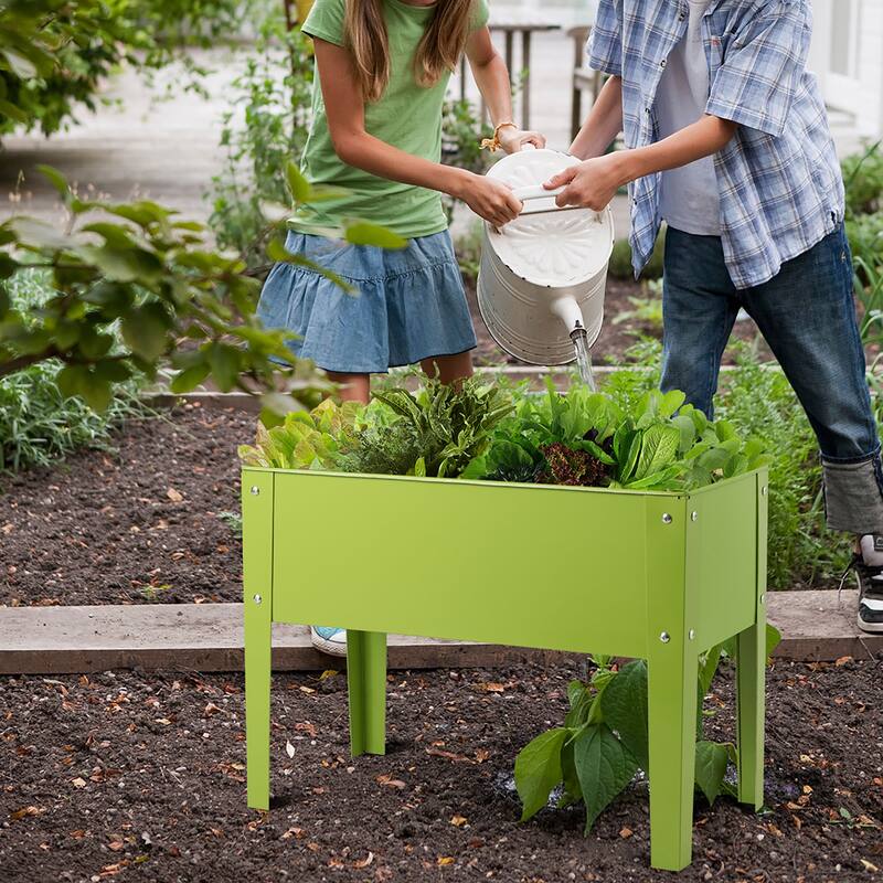 Raised Garden Bed Elevated Planter Metal Plant Box