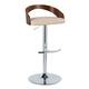 Option Cream PU/Walnut/Chrome Metal