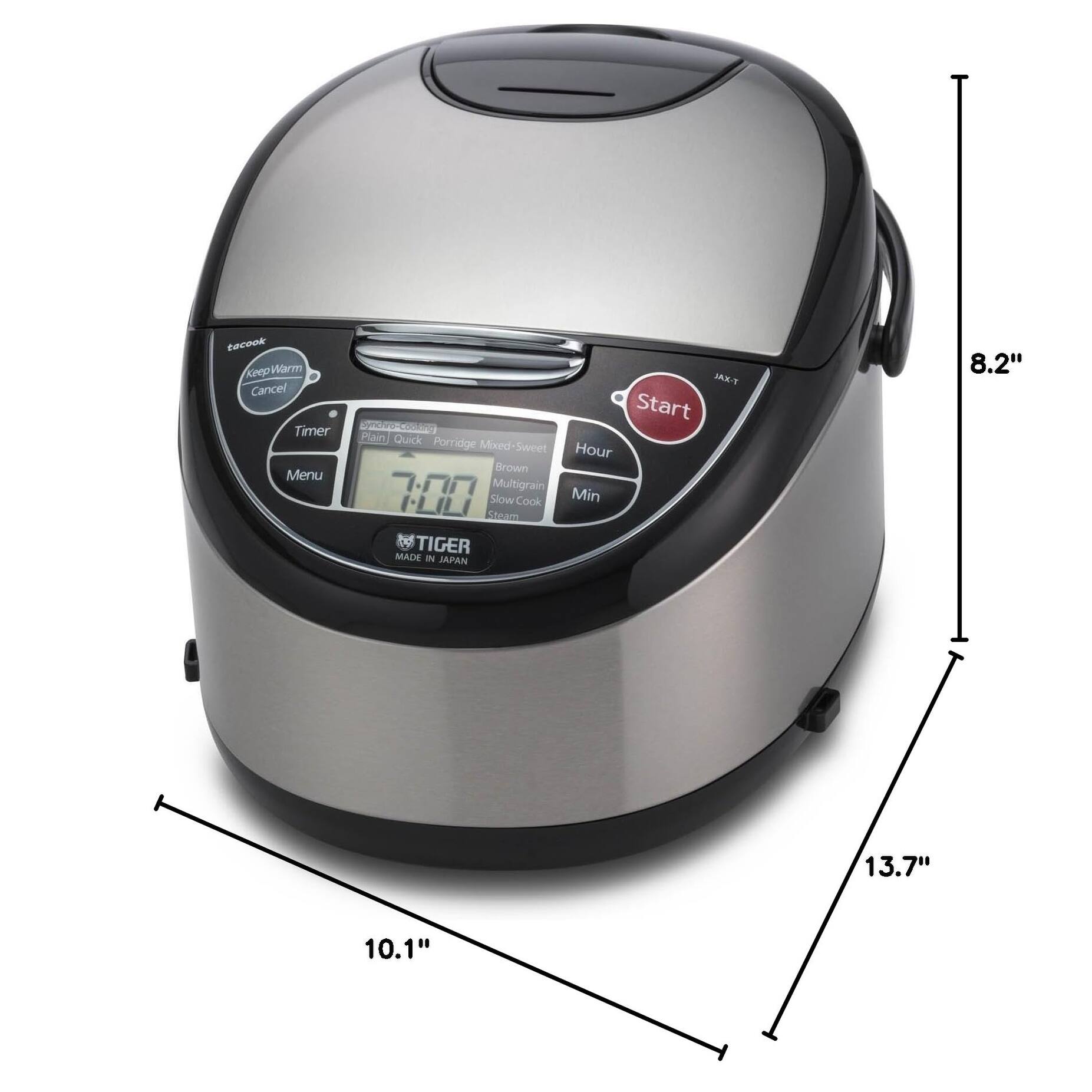 5.5-Cup (Uncooked) Micom Rice Cooker with Food Steamer & Slow Cooker ...