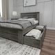 preview thumbnail 7 of 13, Max and Lily Farmhouse Full Bed w/ Panel Headboard and Storage Drawers