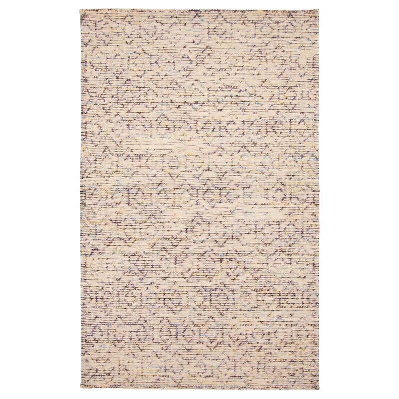 ECARPETGALLERY Braid weave Sienna Cream Wool Rug - 4'11 x 7'8 - Cream - 4'11 x 7'8