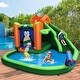 preview thumbnail 13 of 11, Inflatable Slide Bouncer and Water Park Bounce House Without Blower - 146'' x 118'' x 75''(L x W x H)