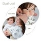 preview thumbnail 2 of 3, 2-in-1 Non-Slip Baby Burp Cloth and Bib - Bunny/Veggies, 2 pack