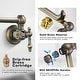 preview thumbnail 48 of 59, WOWOW Wall Mounted Pot Filler Faucet with Double Joints