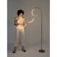 Brightech Nova LED Floor Lamp - Brass.