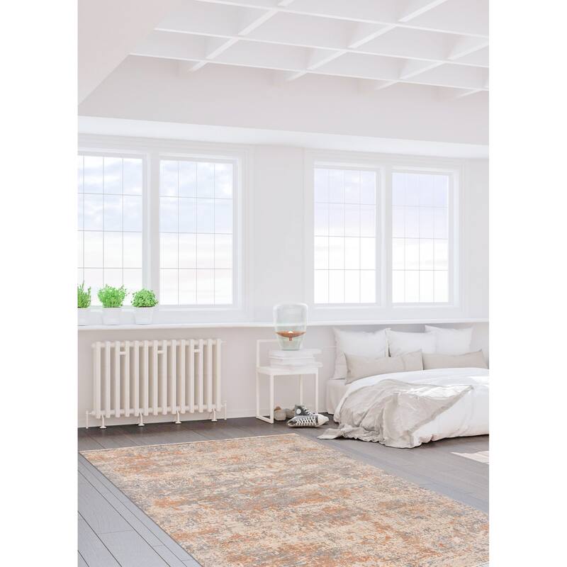 ECARPETGALLERY Hand-knotted Heritage Light Grey Wool Rug - 8'0 x 9'10