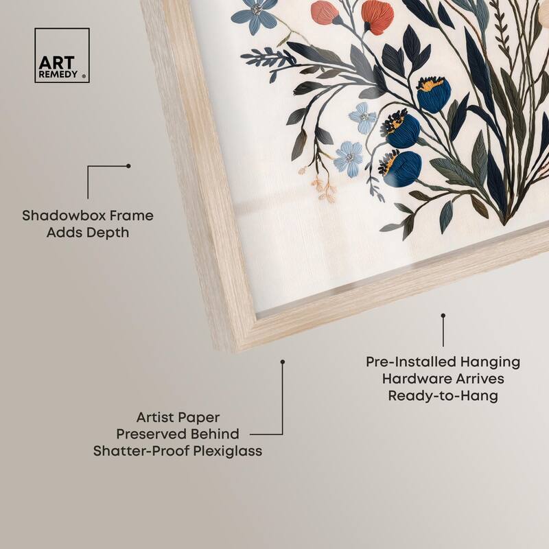 Garden of Threads I Shadowbox by Art Remedy