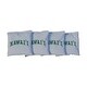 preview thumbnail 1 of 1, Hawaii Manoa Rainbow Warriors Gray Cornhole Bags All-Weather Resin Filled