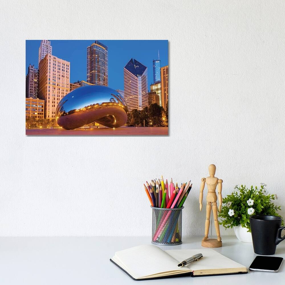 iCanvas "Cloud Gate, The Bean, Millennium Park " by Susanne Kremer Canvas Print
