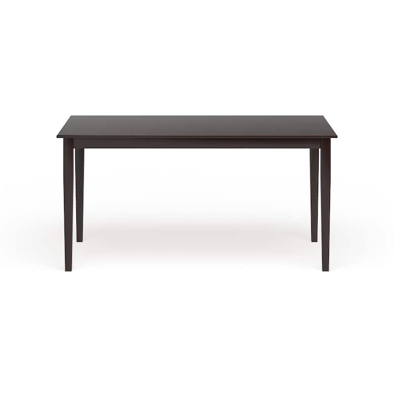 Porch & Den Kilbourn Large Wood Dining Table - Black