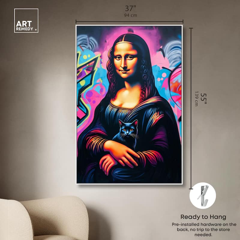 Lisa's Little Secret II Canvas by Art Remedy
