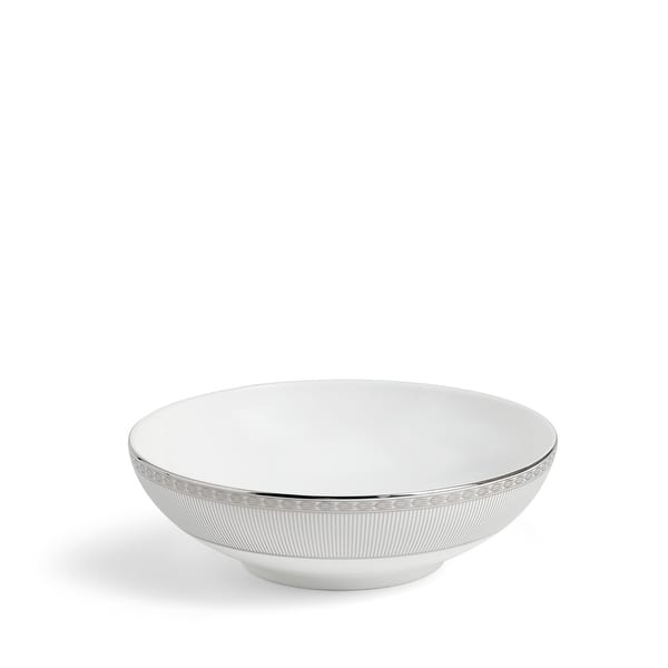 slide 1 of 1, Wedgwood Silver Tonquin Cereal Bowl 7in