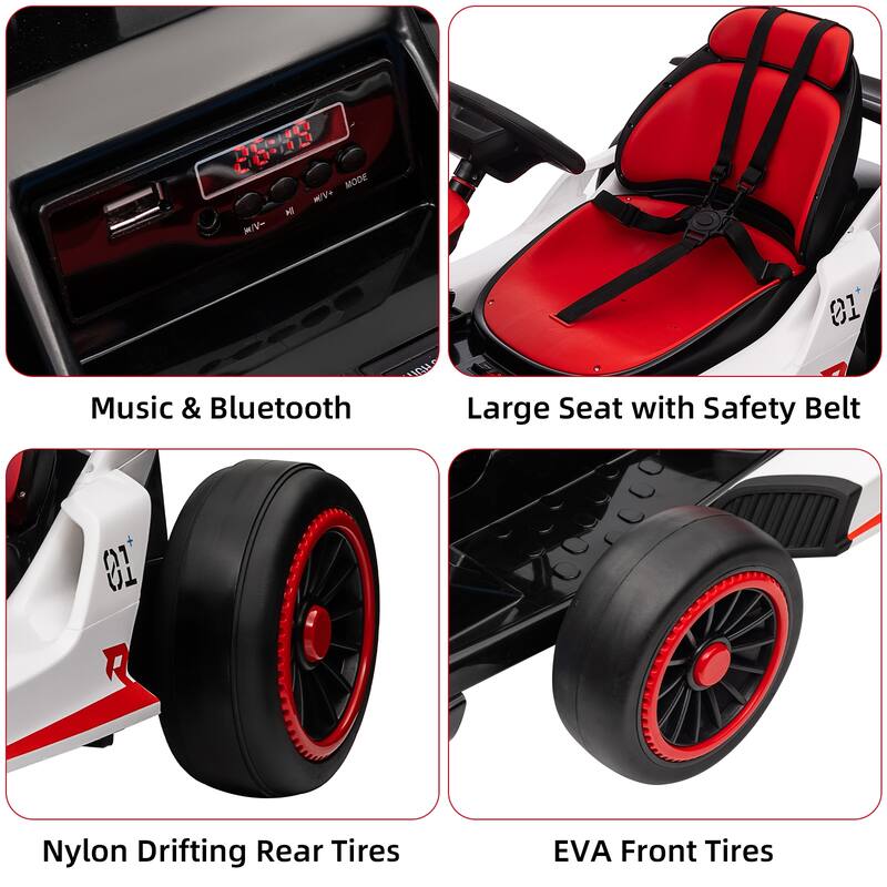 24V Electric Drift Go Kart for Kids 6-12 Best Gift