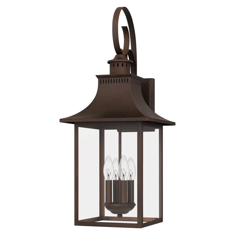 Chancellor Four Light Outdoor Wall Lantern - Copper Bronze
