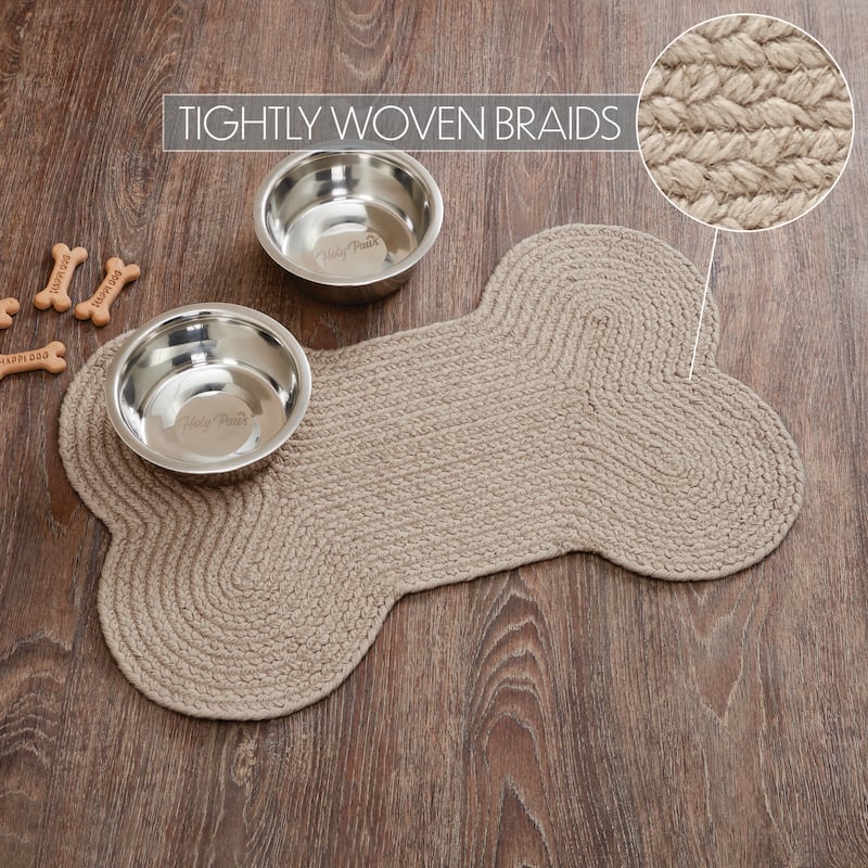 Natural Indoor/Outdoor Medium Bone Rug 15x23