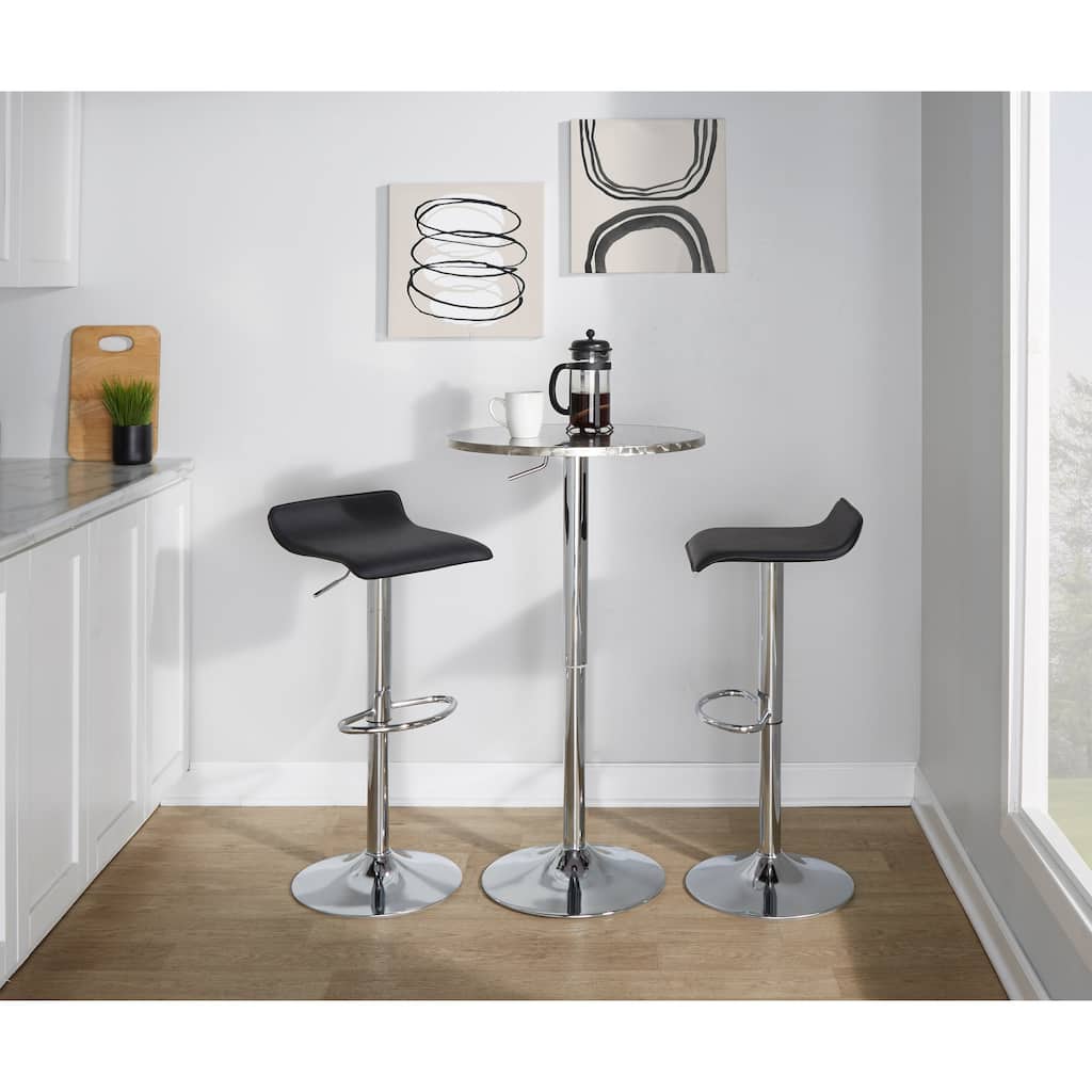 Porch & Den Foresthill Adjustable Bar Table