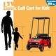 preview thumbnail 21 of 26, Ride-On Golf Cart for Kids, 12V Electric Car with Remote Control, Detachable Roof, Big Seat, Lights & Music, for Boys & Girls