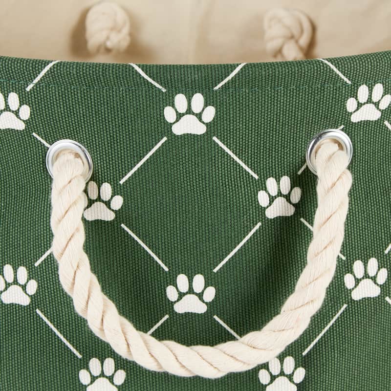 Bone Dry Polyester Pet Bin Trellis Paw