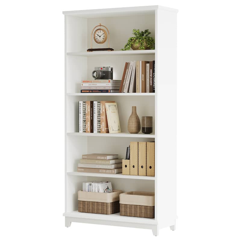 70" Tall Bookcase, Modern Storage Bookshelf, Display Shelving for Library, Office, Bedroom, Living Room