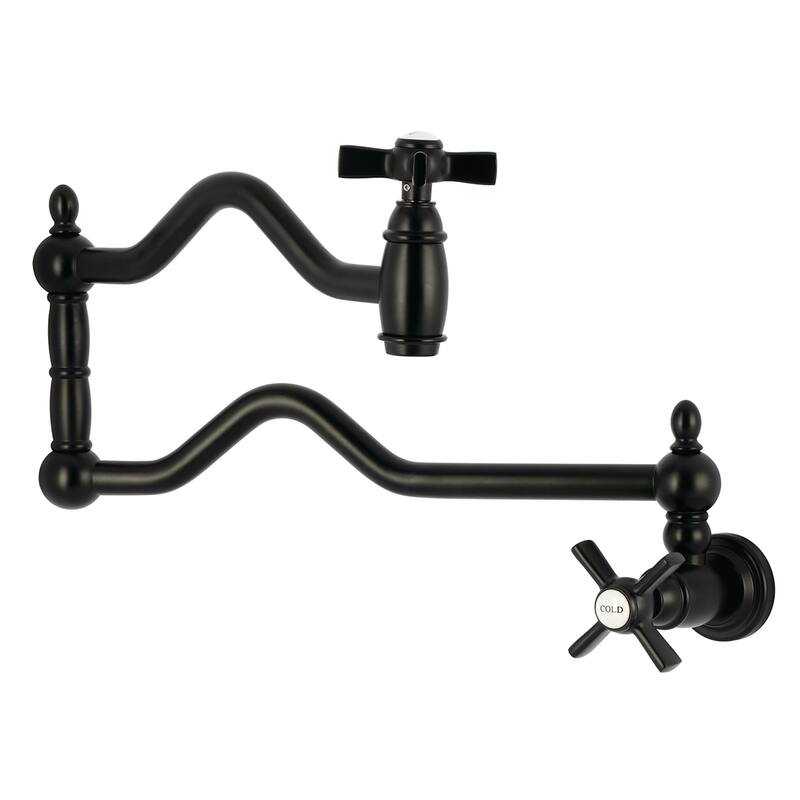 Kingston Brass KS210.0ZX Millennium 4.5 GPM Wall Mounted Single Hole - Matte Black