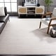 preview thumbnail 1 of 25, SAFAVIEH Whisper Malin Contemporary Stripe Fringe Rug