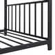 preview thumbnail 11 of 25, Twin Size Metal House Platform Bed