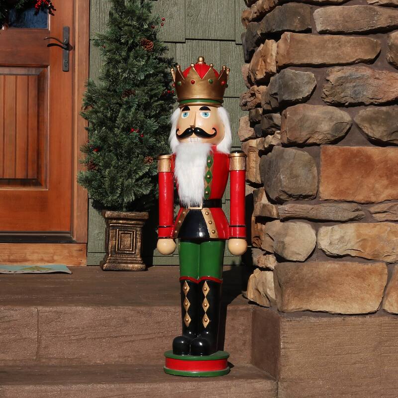 Matthias the Nutcracker Prince - 37-Inch Christmas Decor - Polyresin