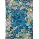 preview thumbnail 2 of 5, Kids Collection Dolphins and Corals Multi Color Area Rug