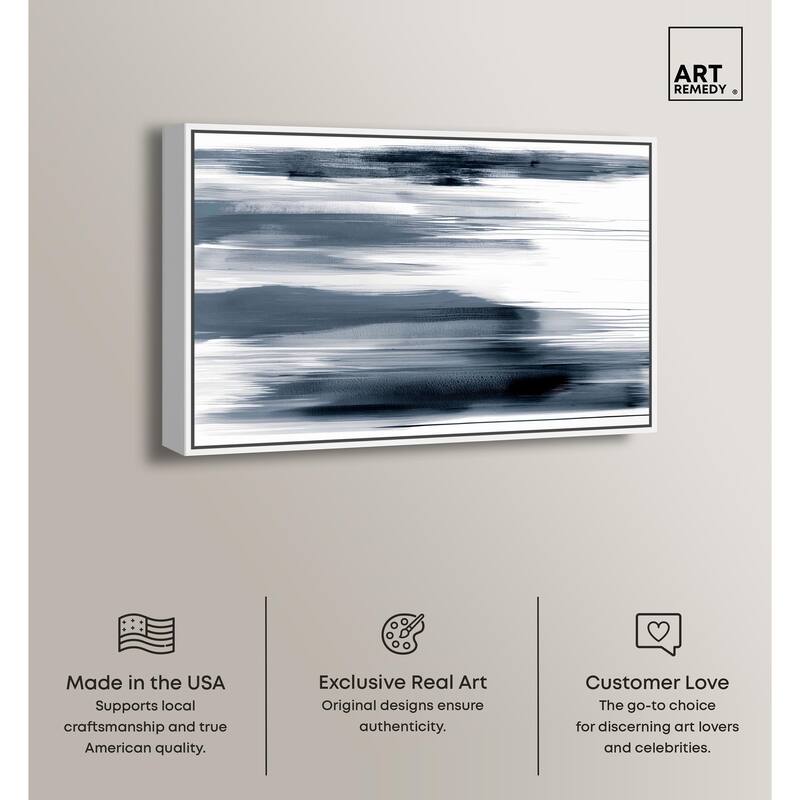 Blue Mirage Canvas by Art Remedy