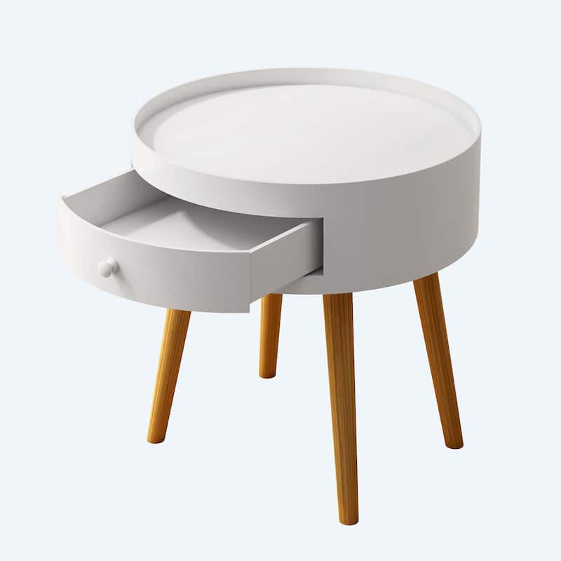 18"H Storage Drawer Bedside Table,Coffee Table