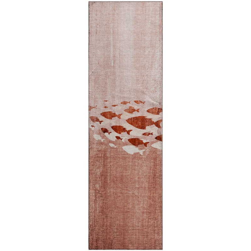Premium Washable Super Modern Fish Soft Mayfield Rug