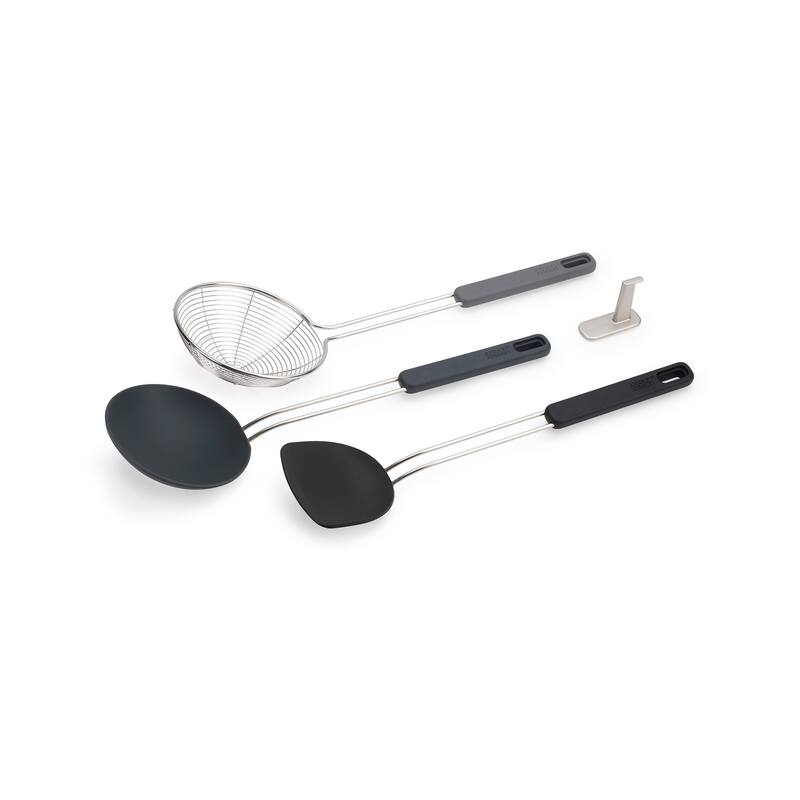 Joseph Joseph Nest Fusion Compact 3-piece Turner, Spoon and Skimmer Wok Set