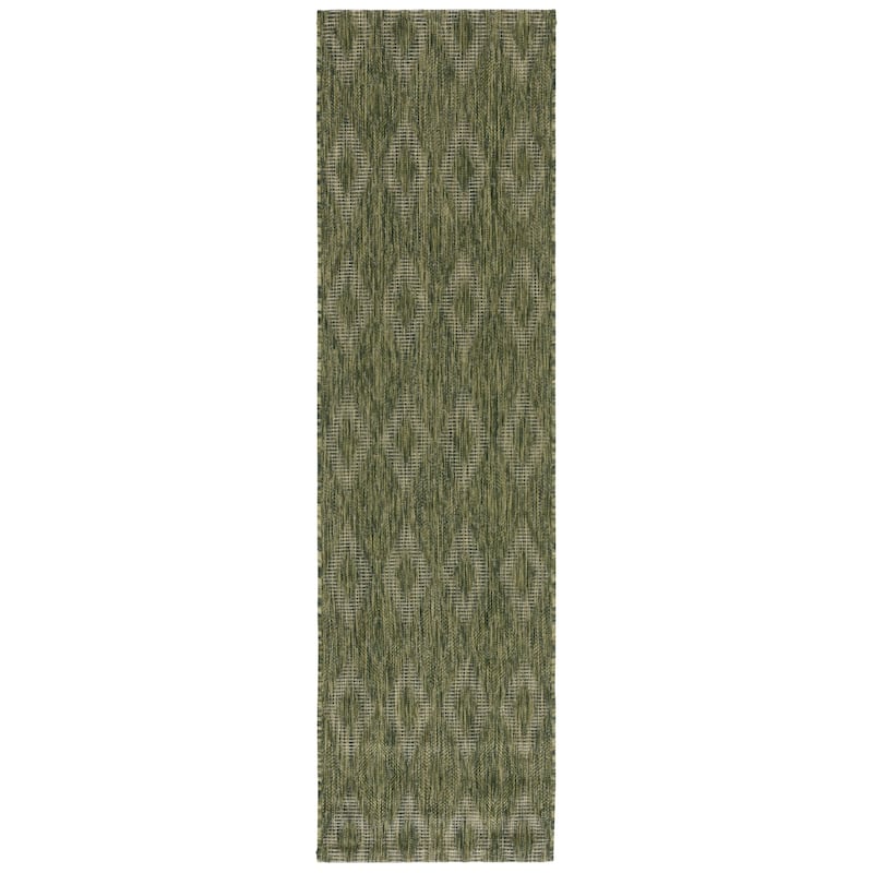 SAFAVIEH Courtyard Marolyn Indoor/Outdoor Waterproof Patio Backyard Rug - 2'3" x 8' Runner