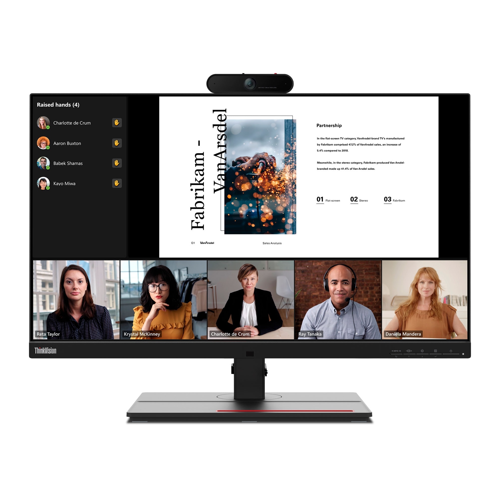 Lenovo ThinkVision P27u-20 27undefined UHD Monitor with MC50 