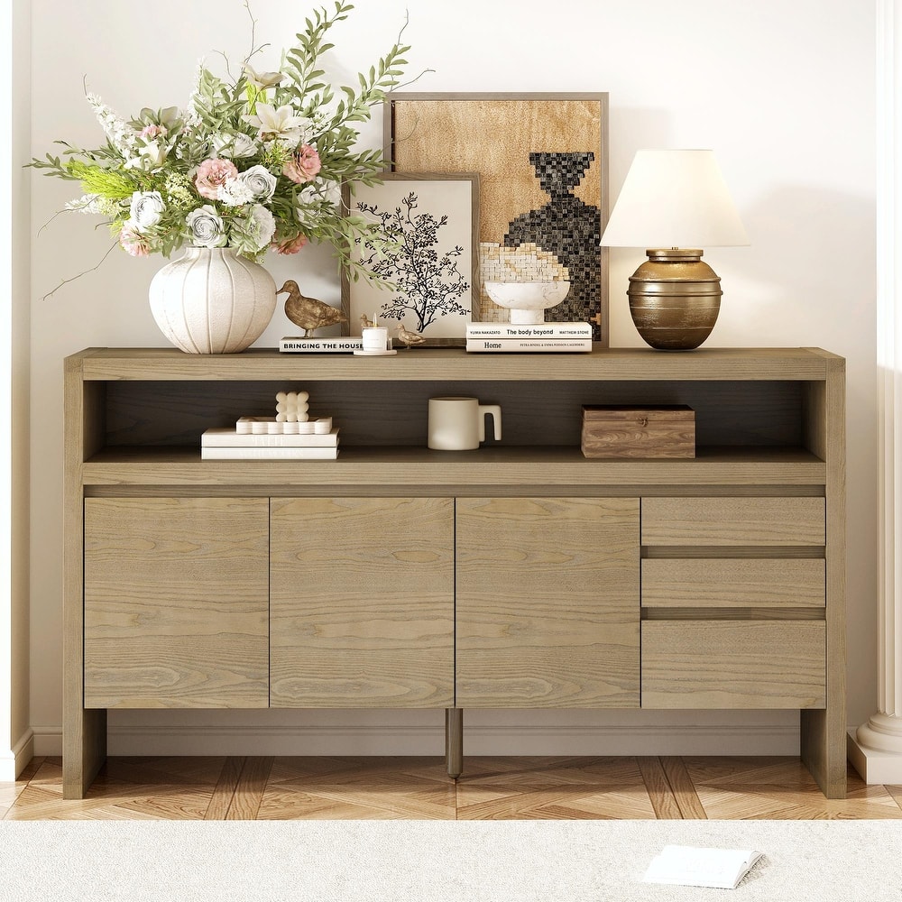 60" 3-Door Sideboard with 3 Drawers