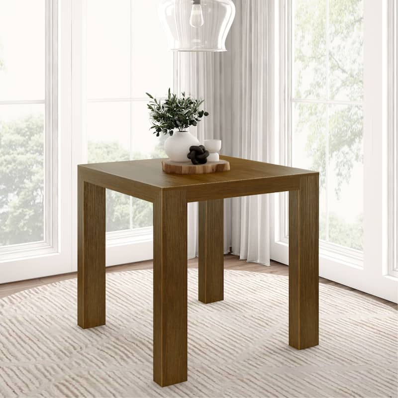 Plank and Beam Modern Solid Wood Square Counter Height Dining Table - 41"