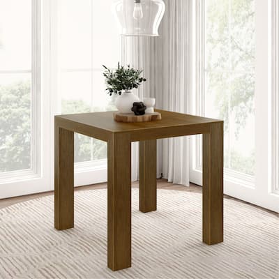Plank and Beam Modern Solid Wood Square Counter Height Dining Table - 41"