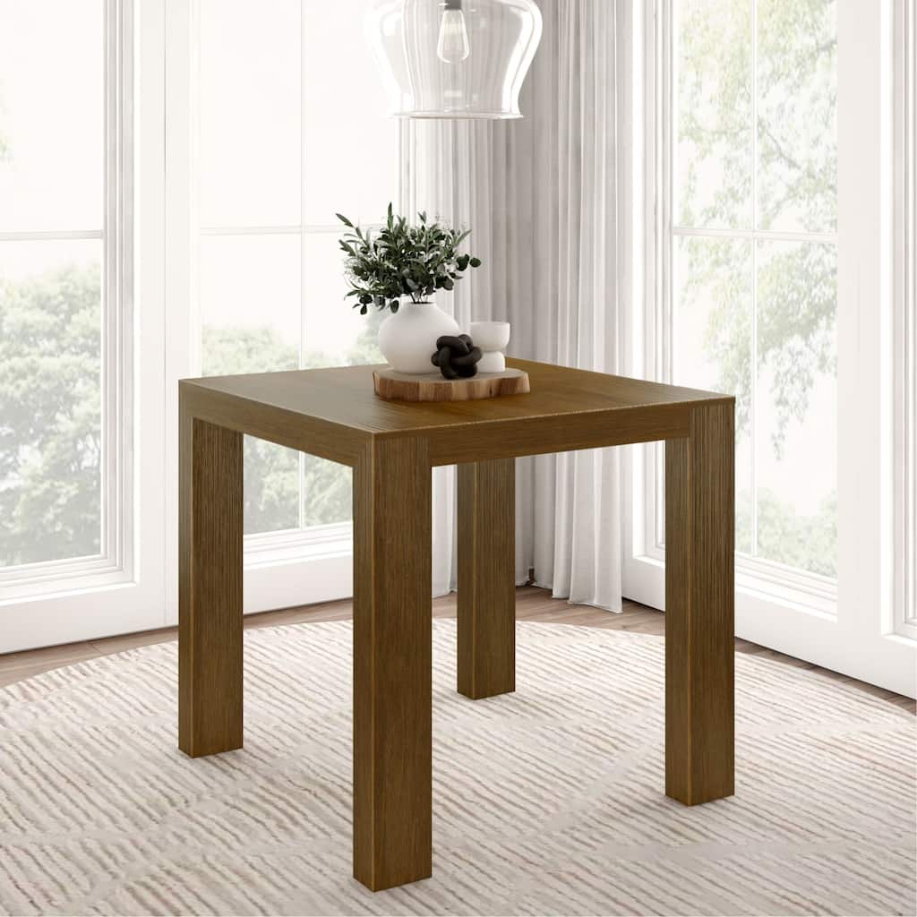 Plank and Beam Modern Solid Wood Square Counter Height Dining Table - 41"