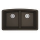 preview thumbnail 37 of 58, Karran Undermount Quartz 32 in. 50/50 Double Bowl Kitchen Sink Kit