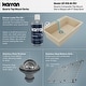 preview thumbnail 11 of 59, Karran QT-812 Top Mount 33 in. Large Single Bowl Quartz Kitchen Sink Kit