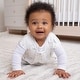 preview thumbnail 2 of 3, HALO SleepSack wearable blanket, 100% cotton, Cream Ocean Life, SM, 0-6M - small