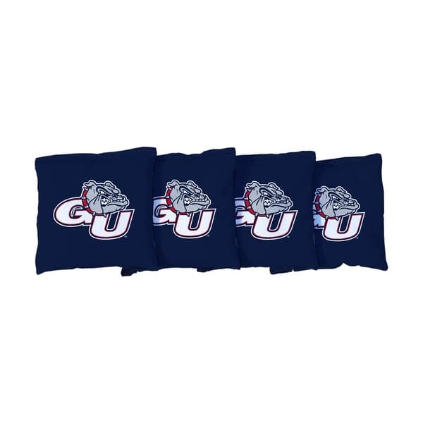 slide 2 of 3, Gonzaga University Zags Blue Cornhole Bags All-Weather Resin Filled