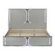 preview thumbnail 20 of 20, Furniture of America Sherri Modern 5-Piece Light Grey Solid Wood Kids Platform Bedroom Set with LED